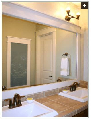 Framed Builder's Mirror